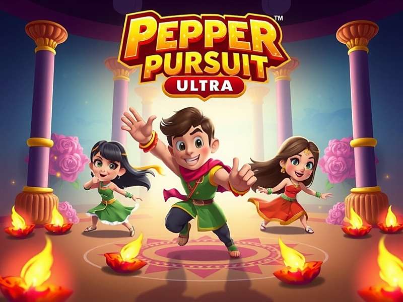 Pepper Pursuit Ultra Diwali event with characters in festive clothes and diyas